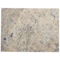 Honed & Filled Grey Natural Stone Travertine Wall & Floor Tile Pack of 6 (L)406mm (W)305mm