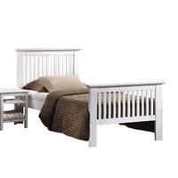 Howard Wooden Bed Frame Double White