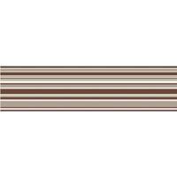 horizontal stripe mocha striped border