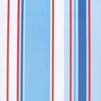 Holden Décor Paige Blue Red & White Stripe Wallpaper