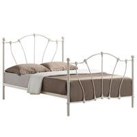 hoxton ivory bed frame double
