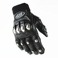 Hot Cool Rider Leather Motorcycle Gloves Motorcross Leather Racing Cycling Bike Breathable Driving Full Finger Glove