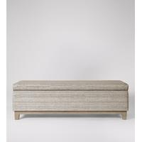 Holden Bench in Striped Linen