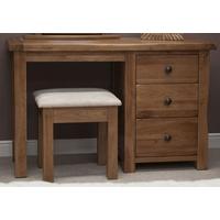 Homestyle GB Rustic Oak Dressing Table and Stool