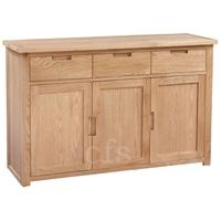 homestyle gb moderna oak sideboard large