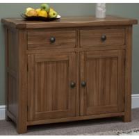 homestyle gb rustic oak sideboard small