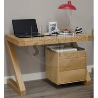 homestyle gb z oak designer desk small