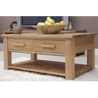 Homestyle GB Opus Oak Coffee Table with Drawers