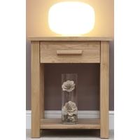 homestyle gb opus oak lamp table