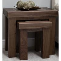 homestyle gb walnut nest of tables
