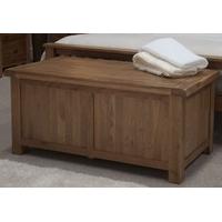 Homestyle GB Rustic Oak Blanket Box