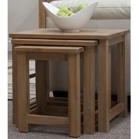 homestyle gb opus oak nest of 3 tables