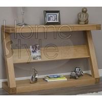 Homestyle GB Z Oak Designer Hall Table with Drawer