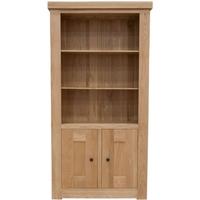 Homestyle GB Bordeaux Oak Bookcase - 2 Door