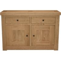 Homestyle GB Bordeaux Oak Sideboard - 2 Door 2 Drawer