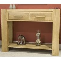 homestyle gb trend oak console table