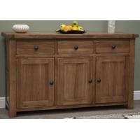 Homestyle GB Rustic Oak Sideboard - Large