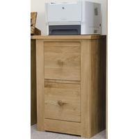 homestyle gb torino oak filing cabinet 2 drawer