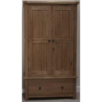 homestyle gb rustic oak wardrobe gents