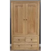 Homestyle GB Torino Oak Wardrobe - Gents