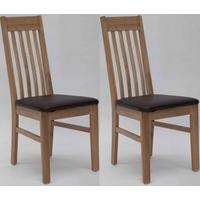 Homestyle GB Sophia Faux Leather Dining Chair (Pair)