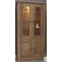 Homestyle GB Torino Oak Library Unit - 4 Door