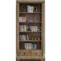 homestyle gb deluxe oak bookcase large