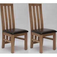 homestyle gb paris bycast leather dining chair pair