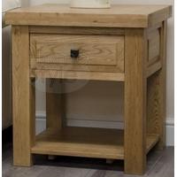 Homestyle GB Deluxe Oak Lamp Table