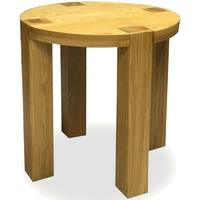 homestyle gb trend oak lamp table round