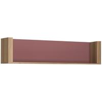 Hobby Oak Melamine Violet Wall Shelving Unit