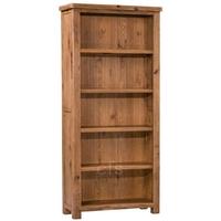 homestyle gb aztec oak bookcase large