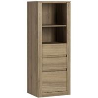 hobby oak melamine unit 3 narrow drawer