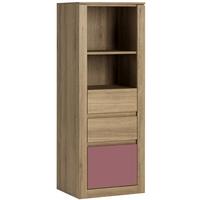 Hobby Oak Melamine Violet Unit - 3 Narrow Drawer