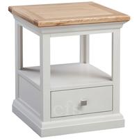 Homestyle GB Cotswold Painted Lamp Table - 1 Drawer