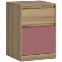 hobby oak melamine violet chest of drawer 2 drawer