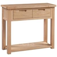 homestyle gb moderna oak hall table large