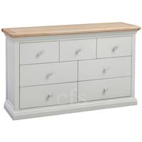 homestyle gb cotswold painted chest of drawer 7 drawer