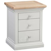 Homestyle GB Cotswold Painted Bedside Cabinet - 3 Drawer