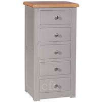 homestyle gb diamond painted tallboy 5 drawer