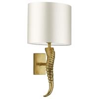 Horn Gold Leaf Wall Light