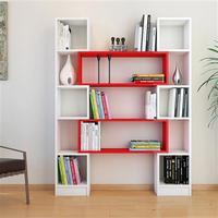 Hope Shelving Unit, White/Red