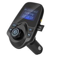 hot sale bluetooth fm transmitter support tf card u disk car charger