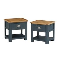 Hoxton Blue Side Table Set