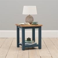 Hoxton Blue Lamp Table