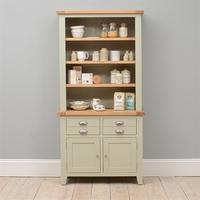 houghton french grey dresser with shelves