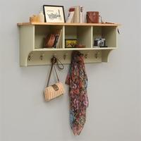 houghton french grey storage shelf and hooks