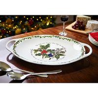 Holly and Ivy Christmas Platter