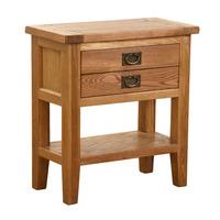 Hoxton Solid Oak 1 Drawer Console Table