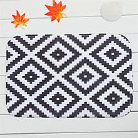 Hot Sale New Designed Coral Fleece Material Non-Slip Rectangle Mat W16\